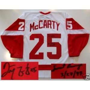 DARREN McCARTY SIGNED Detroit Red Wings Jersey COA  Sports 