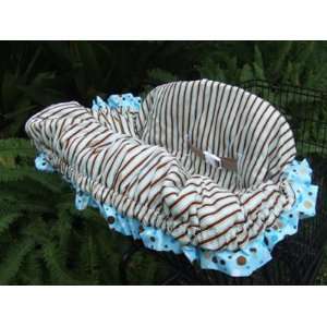  Tate Stripe   Tuffet Too Shopping Cart Cover Baby