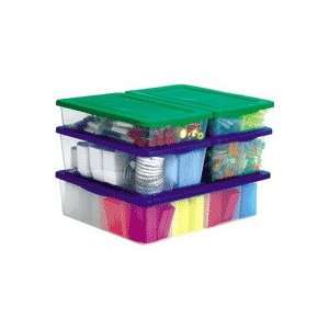 Tubby SR. Storage tub w/ lid and dividers (pack of 2 