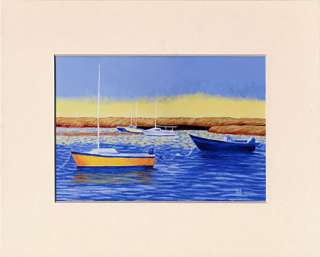 Matted Print from one of Renée Rutana’s Cape Cod Seascape Paintings