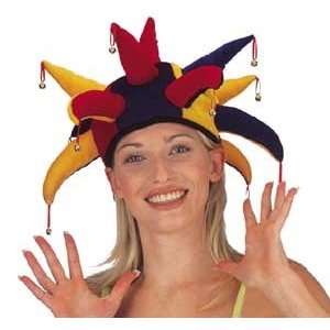  13 POINT JESTER HAT WITH BELLS Toys & Games