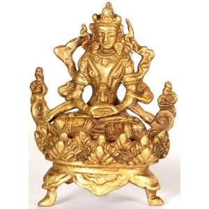  Amitayus   The Buddha of Endless Life   Brass Sculpture 