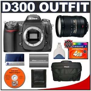 Nikon D300 Digital SLR Camera with Nikon 18 200mm VR DX Lens + 4GB CF 