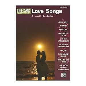  10 for 10 Sheet Music Love Songs   Piano Solos Arr. Dan 