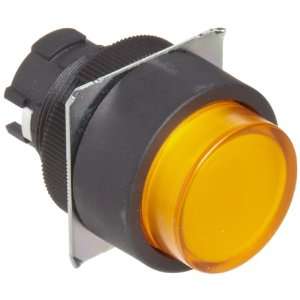  Omron A16L TG Projection Type Push Button, Lighted, Round 