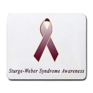 Sturge Weber Syndrome Awareness Ribbon Mouse Pad Office 