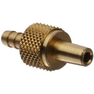 Male Luer Fitting to Tube Brass Tube ID 1/8 .145 Barb OD  
