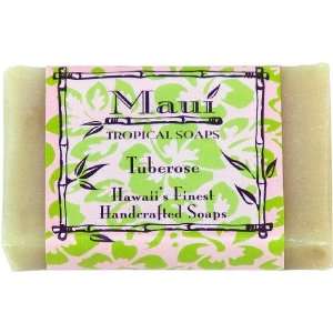 Maui Tropical Soaps Hawaiian Guest Soap Tuberose, 1.5 Ounce (Pack of 4 