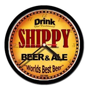  SHIPPY beer and ale cerveza wall clock 