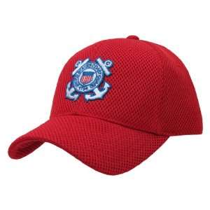  Coast Guard Cap Red Air Mesh Military Hat Cap Hats 