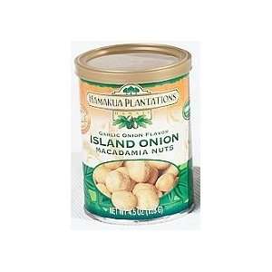 Hawaiian Macadamia Nuts Island Onion 4.5 oz. Can  Grocery 