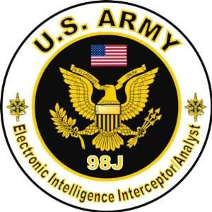 United States Army MOS 98J Electronic Intelligence Interceptor 