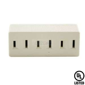  Topzone 3 Outlet Wall Tap Ground Adapter