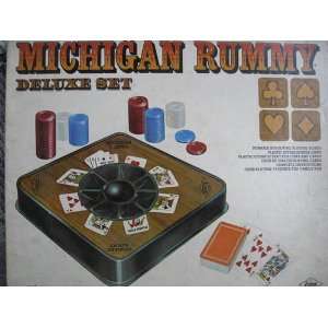  Vintage 1970 Michigan Rummy Deluxe Set by E.S. Lowe 