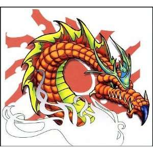  Giant Sun Dragon Temporaray Tattoo Toys & Games