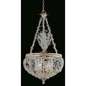   Gold Finish Chandelier By Triarch International, Inc.