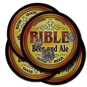  BIBLE Family Name Beer & Ale Coasters 