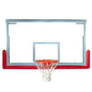 Spalding SuperGlass Pro Slam Dunk Basketball Backboard, Rim, & Padding 