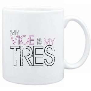    Mug White  my vice is my Tres  Instruments