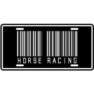  NEW  HORSE RACING BARCODE  LICENSE PLATE SIGN SPORTS 