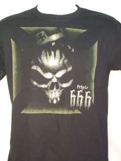 Triple H King of Kings Skull T shirt WWE New  
