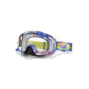  Oakley Crowbar MX Goggles with Clear Lens (One Icon 