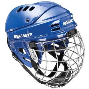 Bauer 1500 Hockey Helmet with Cage 2010 X Small   White  