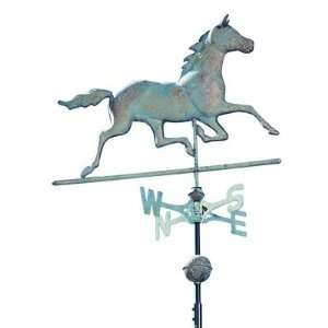  Whitehall Products Copper Horse Weathervane Patio, Lawn & Garden