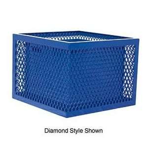  Square Ultracoat Planter, Perforated   Blue Patio, Lawn & Garden