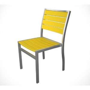  Recycled European Outdoor Patio Dining Chair   Sunshine 