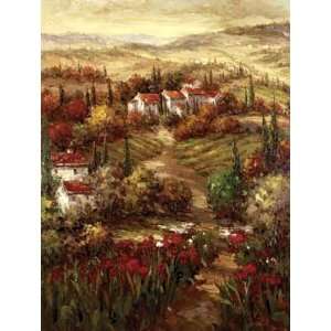  Hulsey 36W by 48H  Tuscan Village CANVAS Edge #2 1 1 