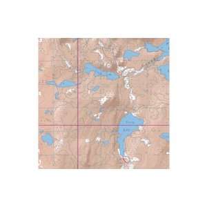  Mckenzie Bwca Map #30 Red Pine, Badwtr, Snow Sports 