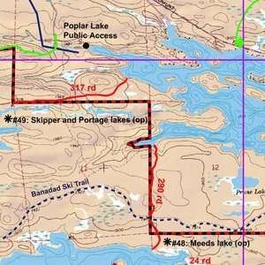  McKenzie BWCA/Quetico Canoe Map Number 4 Sports 