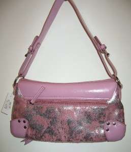 Pink Silver Rhinestone Trendy Handbag Tote Purse NEW  