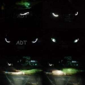Audi A4 05 08 B7 LED Clear Projector Headlights CCFL Lamps r8 DRL free 