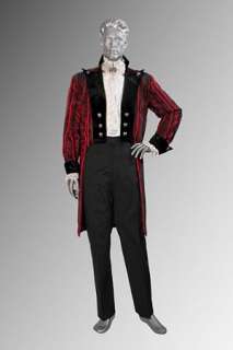 Victorian or Regency Style Frock Coat Handmade from Brocade Damask and 