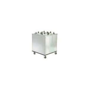   928   9.75 in Mobile Dish Dispenser Cabinet w/ 4 Self Leveling Tubes