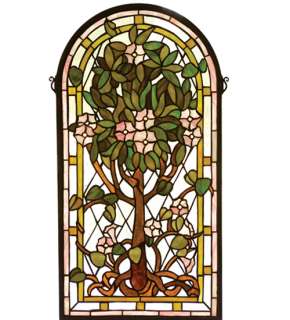Tree of Life Tiffany Style Stained Glass Window  