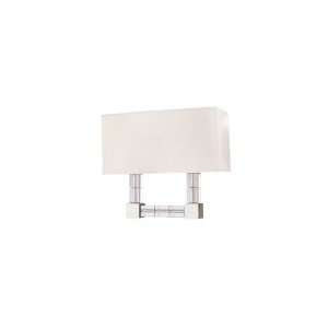 Hudson Valley 7102 AGB Alpine 2 Light Wall Sconce in Polished Nickel