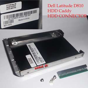 Dell Latitude D810 HDD Caddy Adapter CONNECTOR TRAYS  