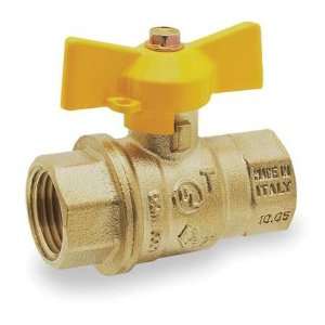Brass Ball Valves with T Handle Ball Valve,2 PC,3/8 In FNPT,Forged Bra