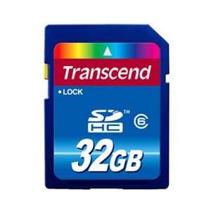  Transcend 32GB SD CARD BUILD IN ECCW/ SD2.0 SDHC CLASS 