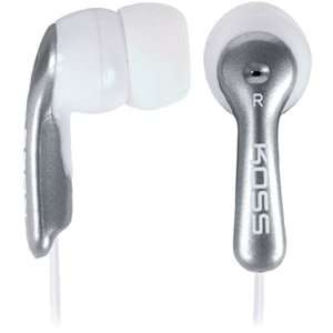  Koss Mirage Silver Lightweight Earbud Stereophone Musical 