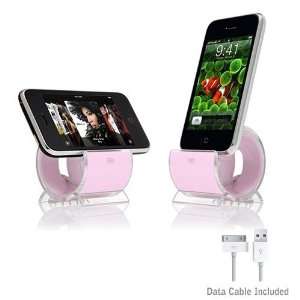  Pink Sinjimoru iPhone 4 iPod Charger Dock Stand +Data 