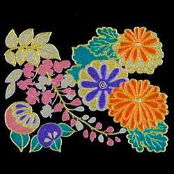 Japanese Traditional Sticker/Decal for Accessories or Decoration  Hana 