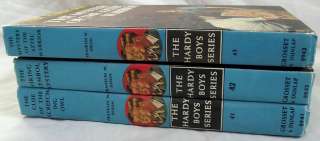 Lot of Vintage Hardy Boys books 41, 42, 43 by Franklin W. Dixon  
