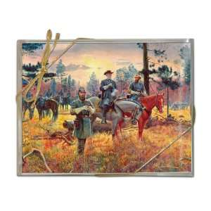  Confederate Sunset Note Card Set