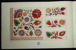 BOOK Czech/Slovak Folk Embroidery Patterns ethnic peasant charted 