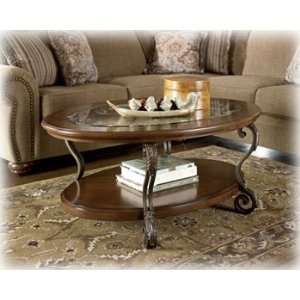  Traditional Medium Brown Nestor Cocktail Table Furniture 