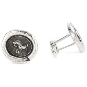  Pyrrha Wax Seals Mens Horse and Crown Sterling Silver 